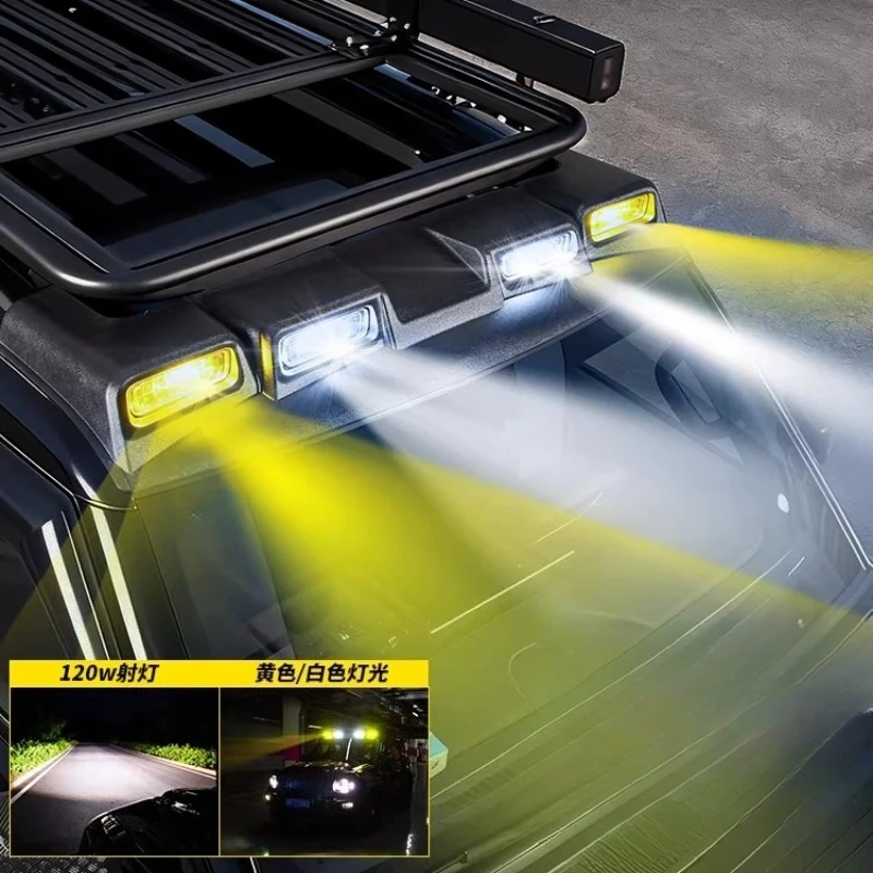 Car Roof Spotlight 30W High Brightness Led Light Car Spoiler Modification Accessories For Jetour Traveller T2 2024 2025 2026
