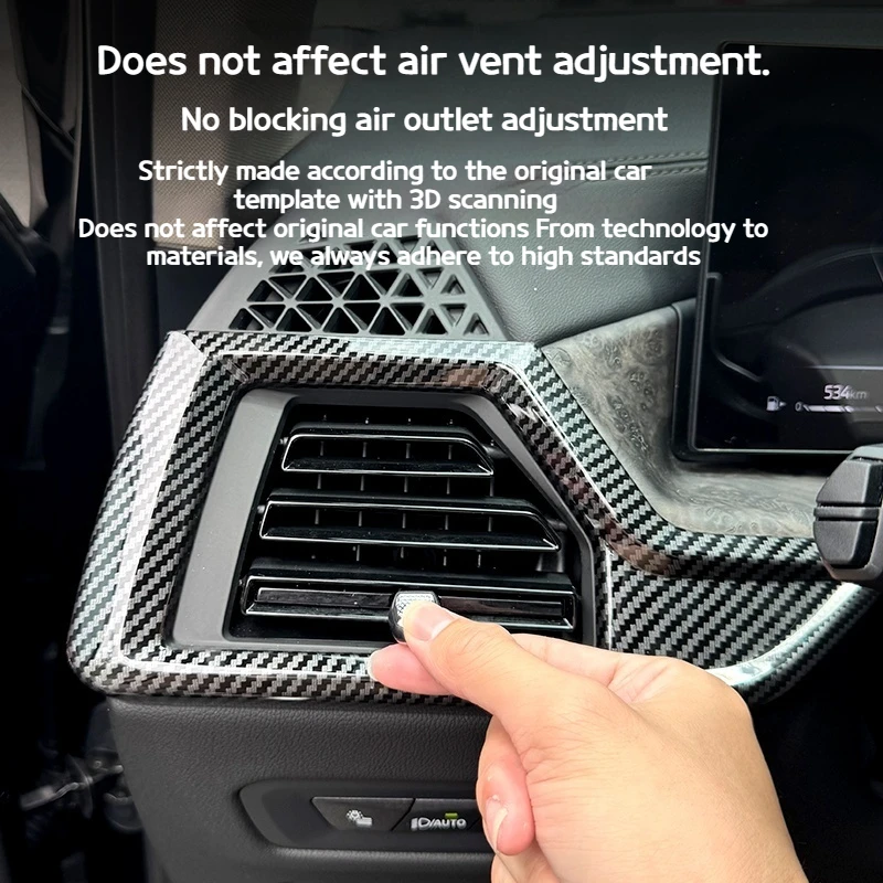 لسيارة BMW X5 G05 2023-2025 ABS من ألياف الكربون لوحة تحكم مركزية لوحة نافذة ناقل الحركة ملحقات داخلية مزخرفة