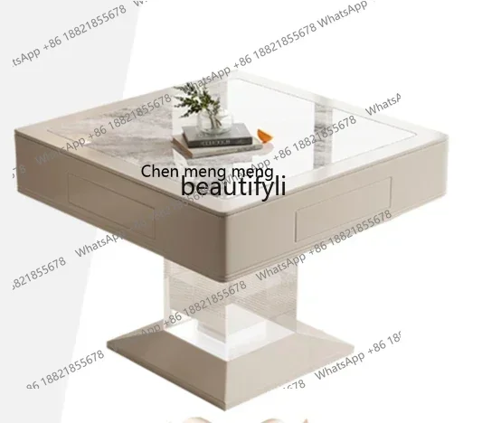 

182C Acrylic suspension automatic mahjong table and dining table integrated dual-purpose, simple household silent mahjong machin