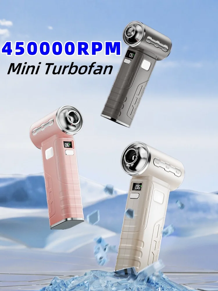 

Mini Handheld Fan 100 Speed Portable Desktop Fans Instant Cooling Fan Rechargeable Stylish Fan Outdoor Portable Turbo Blower