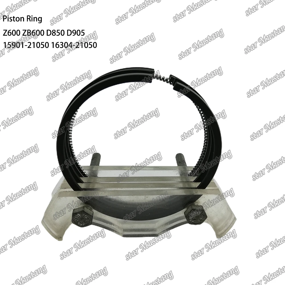 Z600 ZB600 D850 D905 Piston Ring 15901-21050 15901-21052 16304-21050 Suitable For Kubota Engine Parts