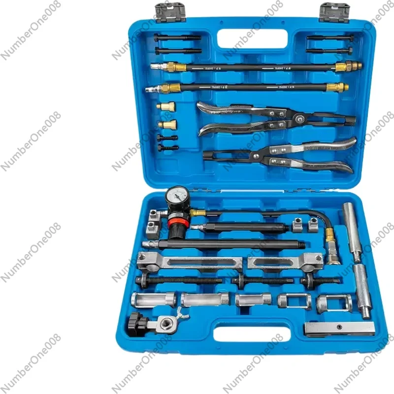 Cylinder Head Service Set Tool Kit Valve Spring Compressor Removal Installer Replacement valve oil seal tool