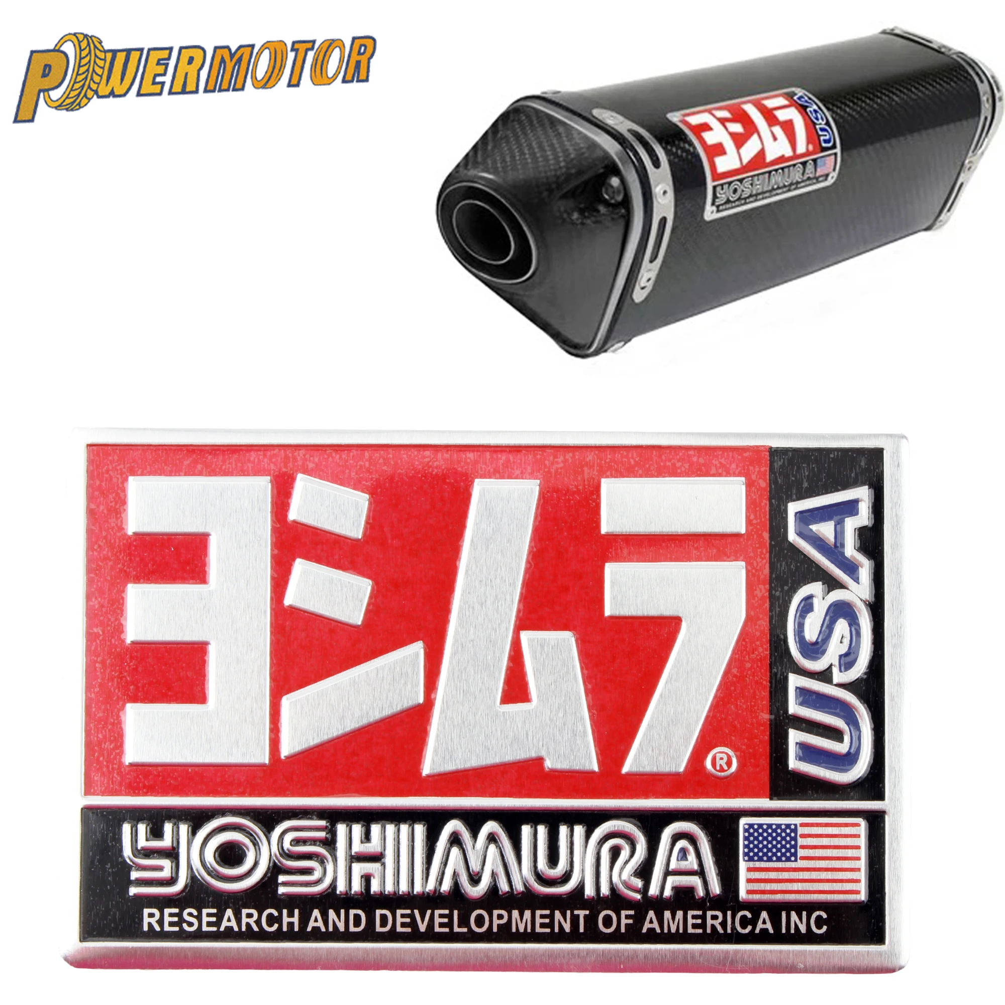 Motorcycle Sticker Decoration Aluminum Heat-resistant Exhaust Pipe Sticker For Scorpio Twobrothers For Honda Yamaha Kawasaki