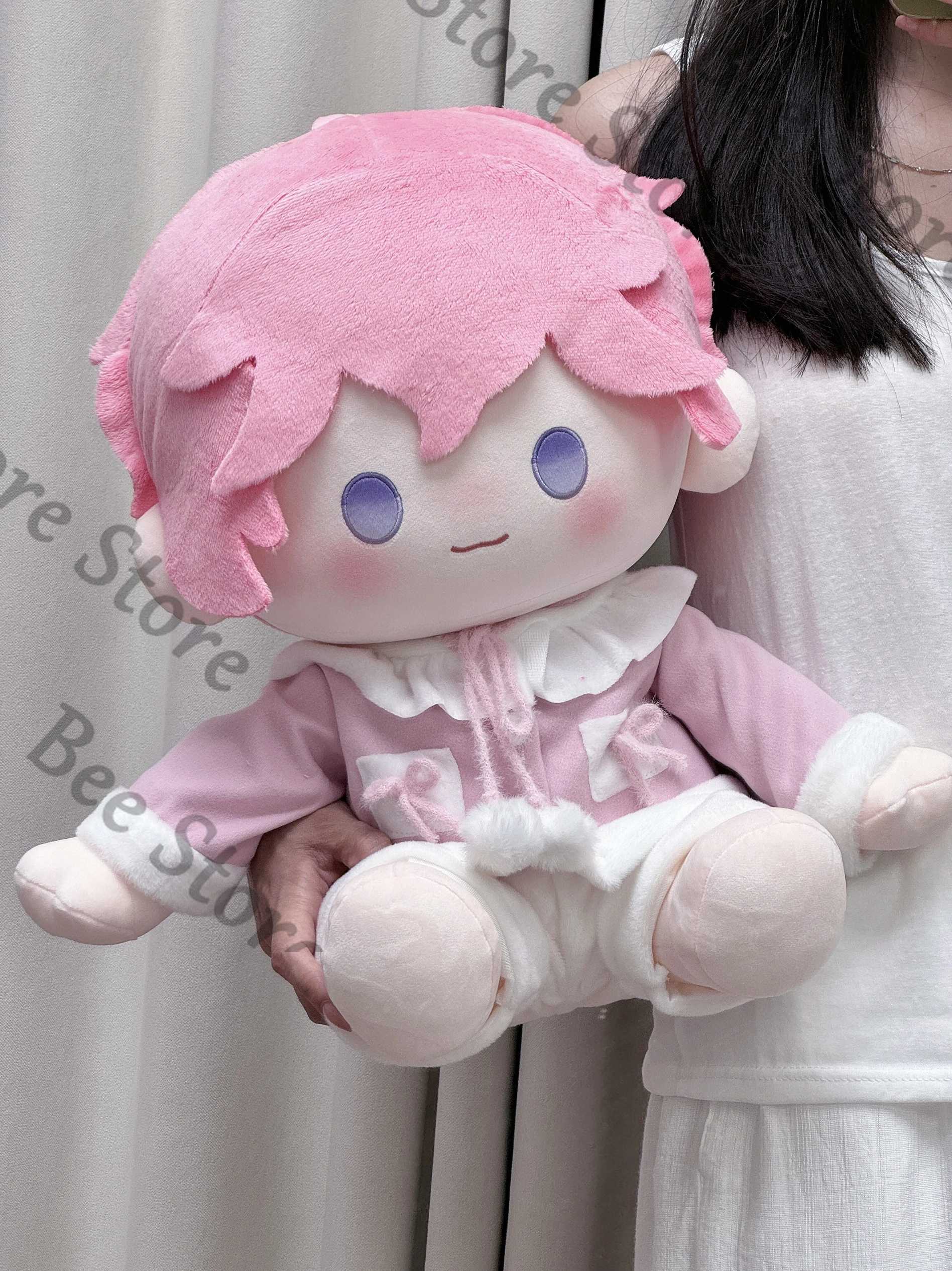 

Genshin Impact Game ambitus Dahlia colleagues 40cm sitting posture Naked dress-up Cotton doll plush toys birthday gift