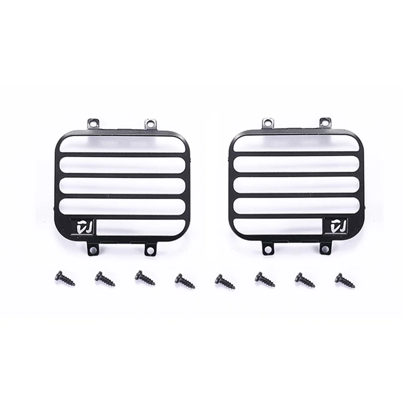 New-2 قطعة الصلب الجبهة ضوء مصباح الحرس غطاء المصباح مصبغة ل MN D90 MN99S 1/12 RC ترقية أجزاء السيارة الملحقات #1