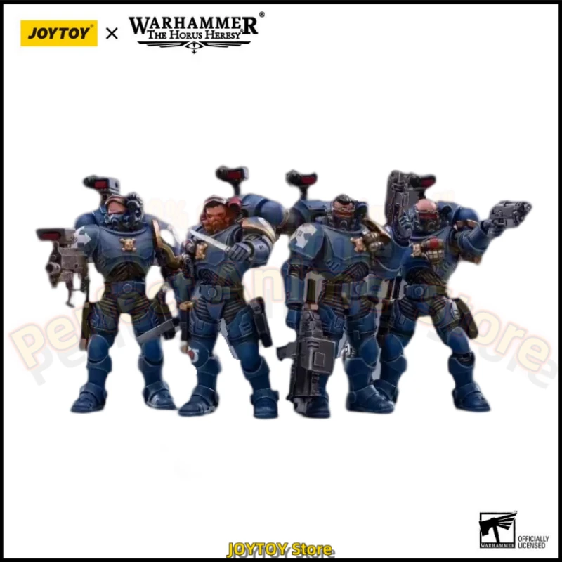 JOYTOY Dark Source Warhammer Warhammer 40K 1/18 Ultramarine VSM Invader 4-Person Set Movable Soldiers Gift Collection