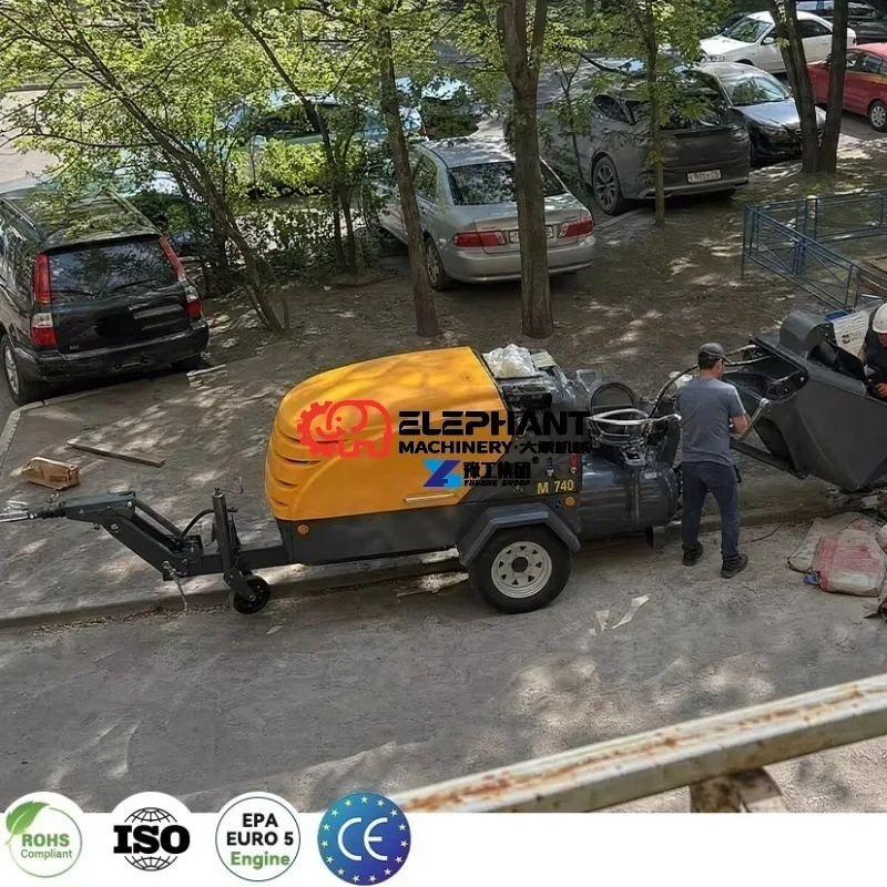 Advanced Mechanical Operation High Efficiency Lower Cost Screed Conveyor Pump for Urban Housing Maintenance