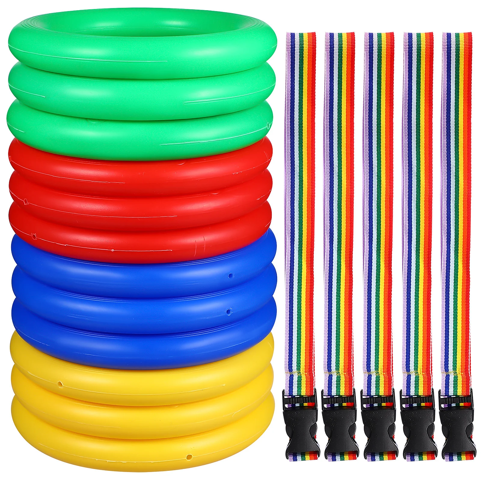 12 pezzi corde da passeggio anti-smarrimento maniglie ad anello di colore brillante corde di sicurezza in età prescolare per i più piccoli asilo nido per bambini da polso