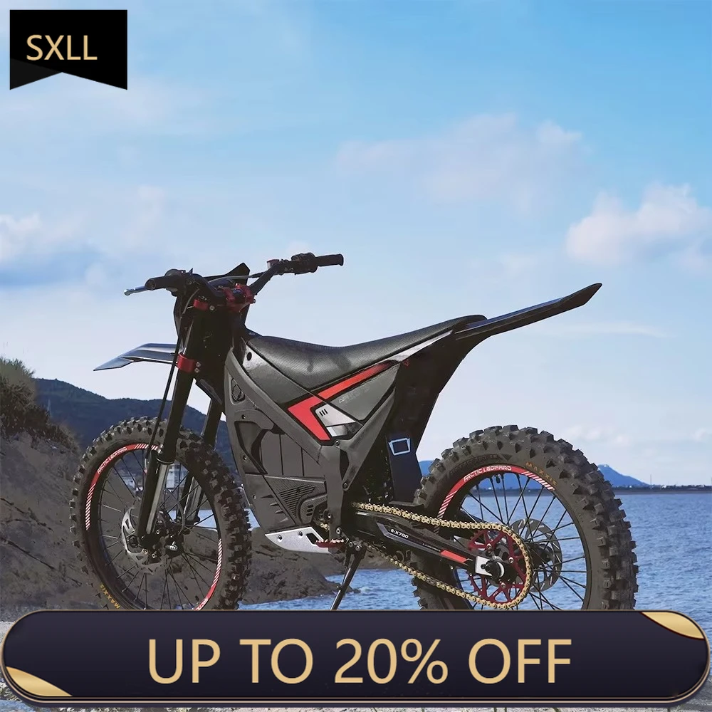 

Мотоцикл для мотокросса SXLL Snow Leopard 25 кВт 75А 19 " Arctic Leopard EX800 с двойными 4-поршневыми гидравлическими дисковыми тормозами