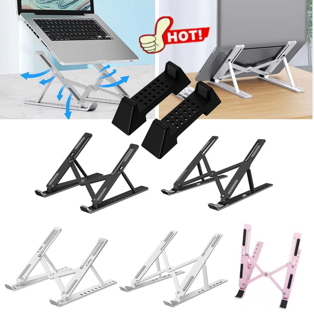 Upgrade Foldable Laptop Stand ABS Material Cooling Notebook Bracket  Adjustable Ergonomic Laptop Support Base Holder Laptop