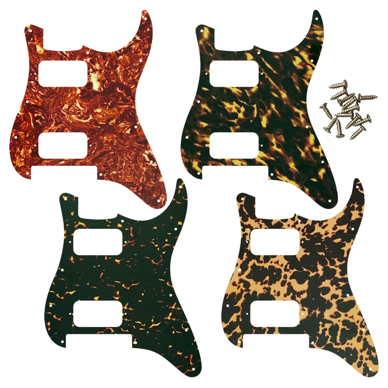 Fei Man Custom Parts For US,11 Screw Holes,Strat Floyd Rose,Tremolo Bridge,Guitar Pickguard, Blank with HH Pickups,Scratch Plate