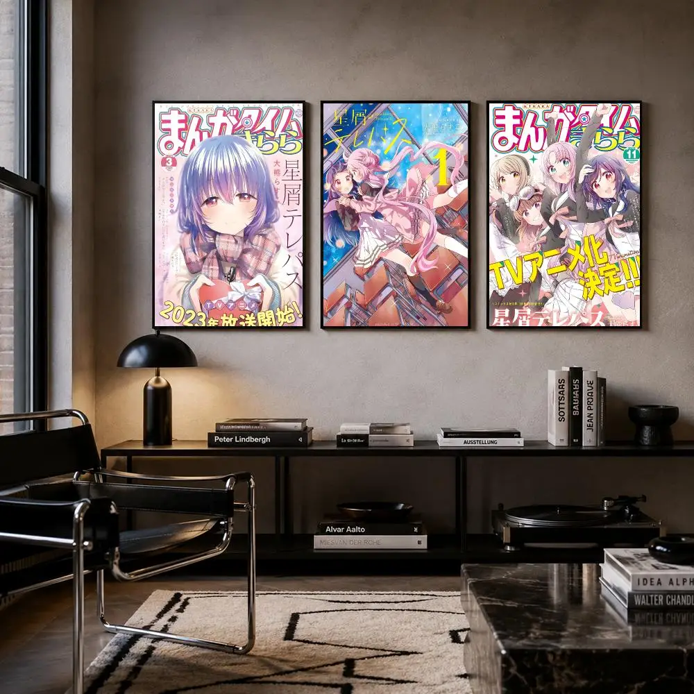Anime Stardust Telepath Poster Self-adhesive Art Waterproof Paper Sticker Coffee House Bar Room Wall Decor
