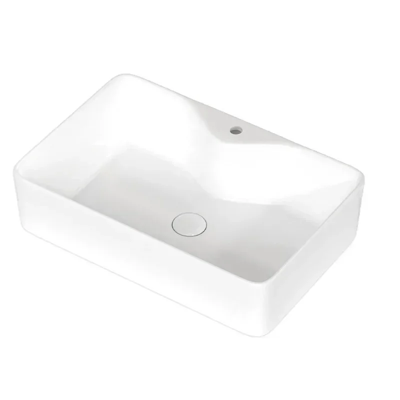 

Ceramic table wash basin bathroom square balcony small size table basin