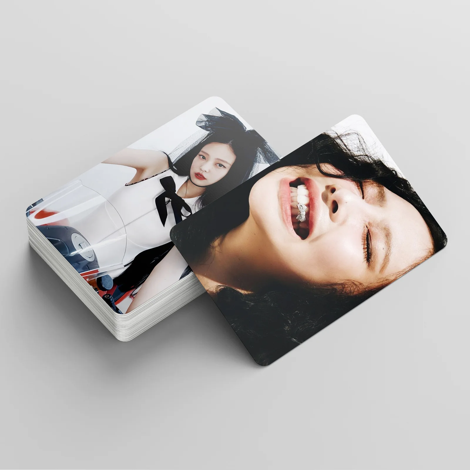 Kpop 55pcs JENNIE Solo Album Mantra Special LOMO Card Fans Collection Photocards Commemorative Double-sided Paper Postcards