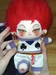 Anime HUNTER×HUNTER Hisoka 20cm Plush Dolls Toy Nude Doll Plushie Cosplay 7029 Kids Gift