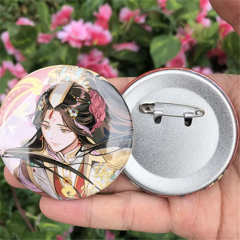 Anime Heaven Official's Blessing Xieling Huacheng Junwu Cosplay Costumes SPTE Tin Plated Pin Badge Accessories Pendant Prop