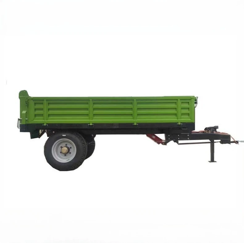 Rimorchio agricolo - Lettino per trattore con capacità di 3 tonnellate - Trasporto agricolo per cereali - Rimorchio autoscarico con scarico posteriore