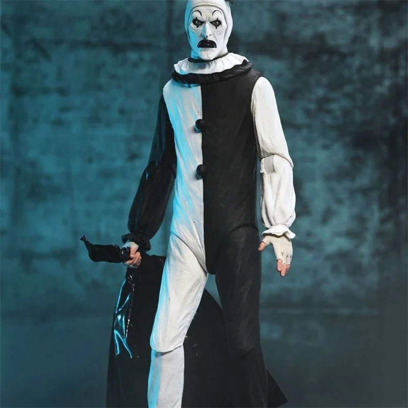 Neue NECA Art The Clown Figur, Damien Leones Terrifier Actionfigur, Modellspielzeug mit Beweglichen Gelenken, Neujahrs-Geschenk – Detail 6