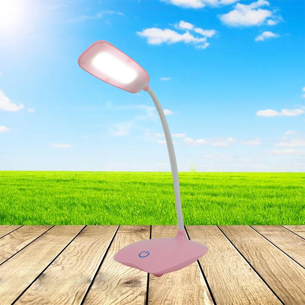 1 قطعة التحكم باللمس Led لمبة مكتب USB قابلة للشحن 3 إعدادات مرنة الرقبة القراءة الخفيفة لغرفة النوم النوم طاولة مكتبية أبيض دافئ #2