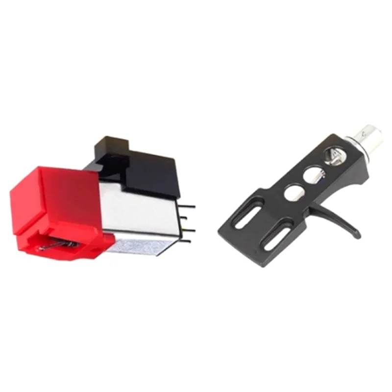 B34B-Phonograph Accessory Turntable Cartridge Kit For AT91R With Stylus Headshell Bracket Holder For LP Vinyl Record Players