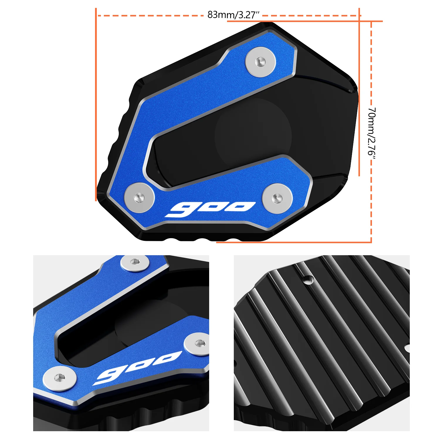 For YAMAHA TRACER 700 900 GT tracer 700gt 900gt Tracer900 Tracer700 GT Accessories Motorcycle Kickstand Pad Side Stand Extension