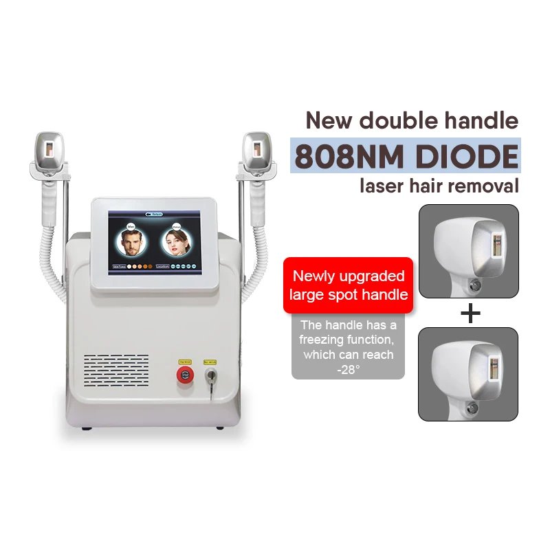 

New Technology Ice Titanium Diode Laser 755 808 1064nm 808 Diode Laser Hair Removal Machine For Beauty Salon