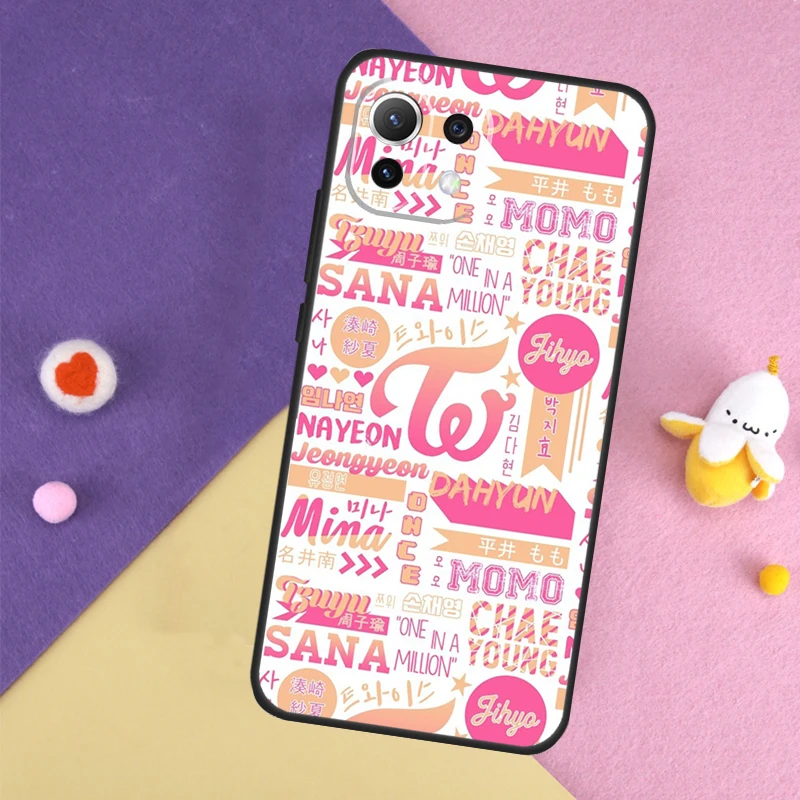 Kpop TWICE Case For Xiaomi 11T 12T Pro 12 X 13 Lite POCO F5 Pro F3 X4 F4 GT C40 M5s M4 X3 X5 Pro Coque