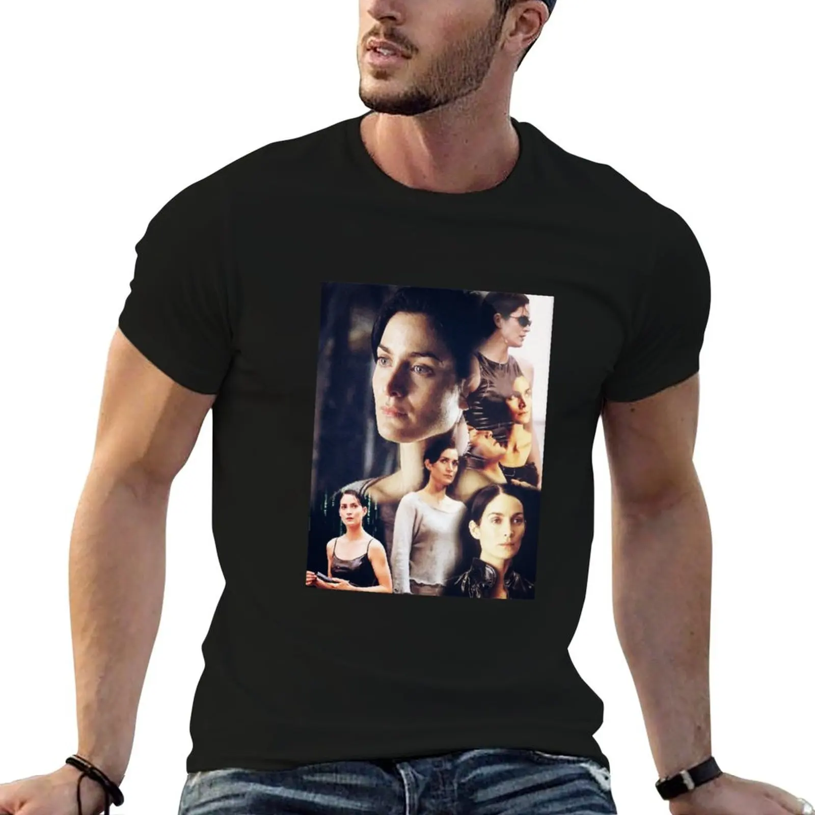 

Trinity The Matrix T-Shirt man t shirts for men t shirt man cotton t shirt for man 100 percent cotton T-Shirt