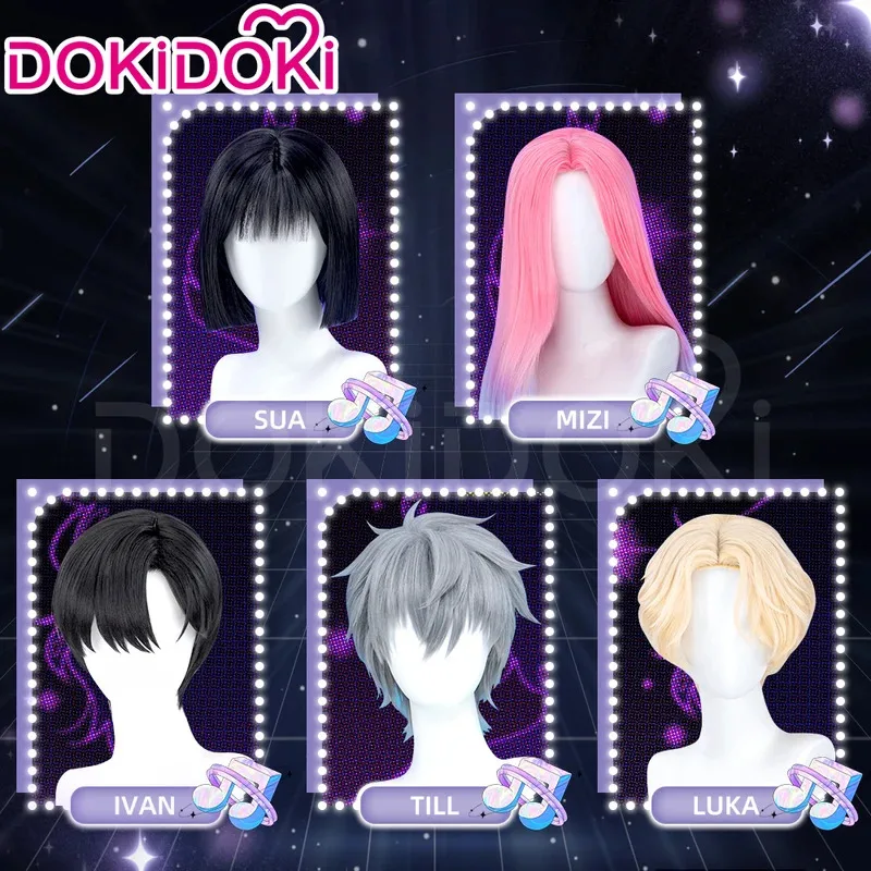 A2025 Новый Тил Иван Лука Аниме DokiDoki Мизи SUA Косплей Термостойкие Волосы Бесплатная Парик Кепка Косплей ★   HAxiba.