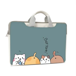Laptop Bag Laptop Sleeve Case Multipurpose 13 14 15 17 inch Cartoon Bag Computer Shockproof Hand Bag for Macbook/HP/Lenovo/ Acer