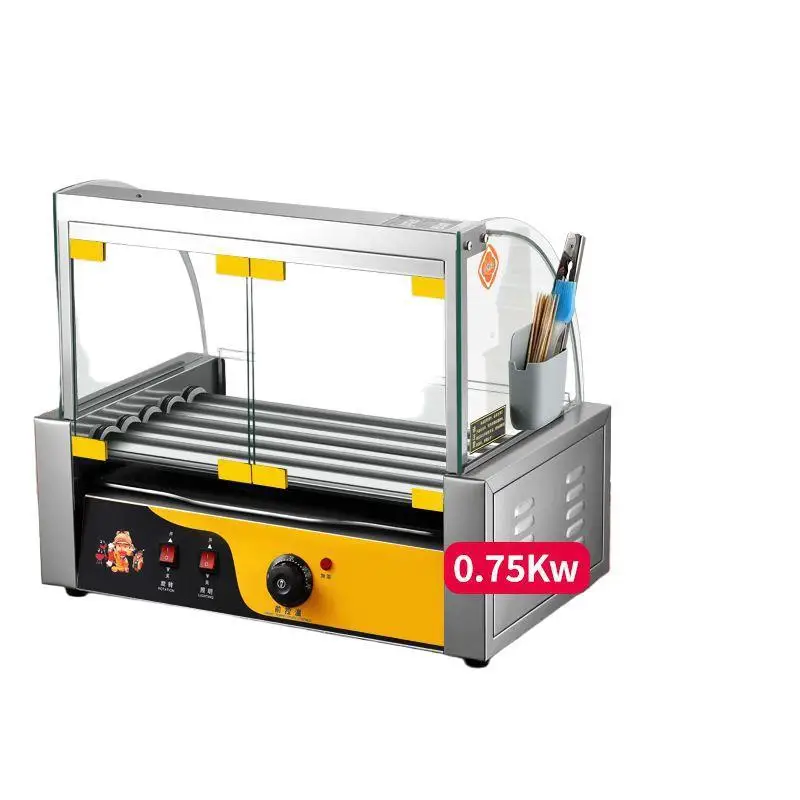 

Sausage grilling machine, sausage grilling commercial small hot dog stall