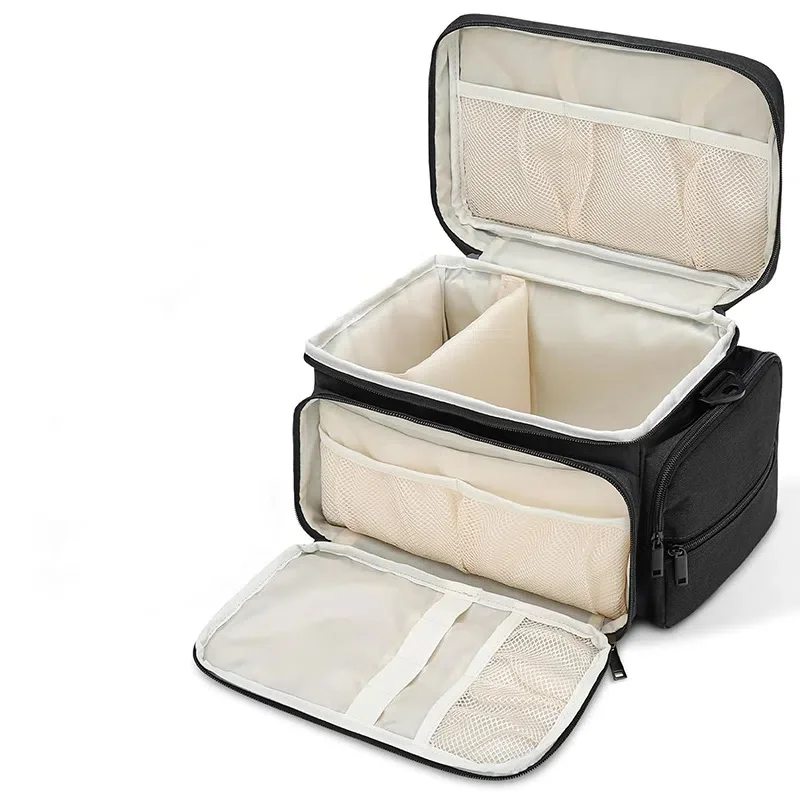 Opbergtas voor borstkolven Premium dikke draagbare handsfree geïsoleerde koeltas voor borstvoedingsaccessoires en melkflessen