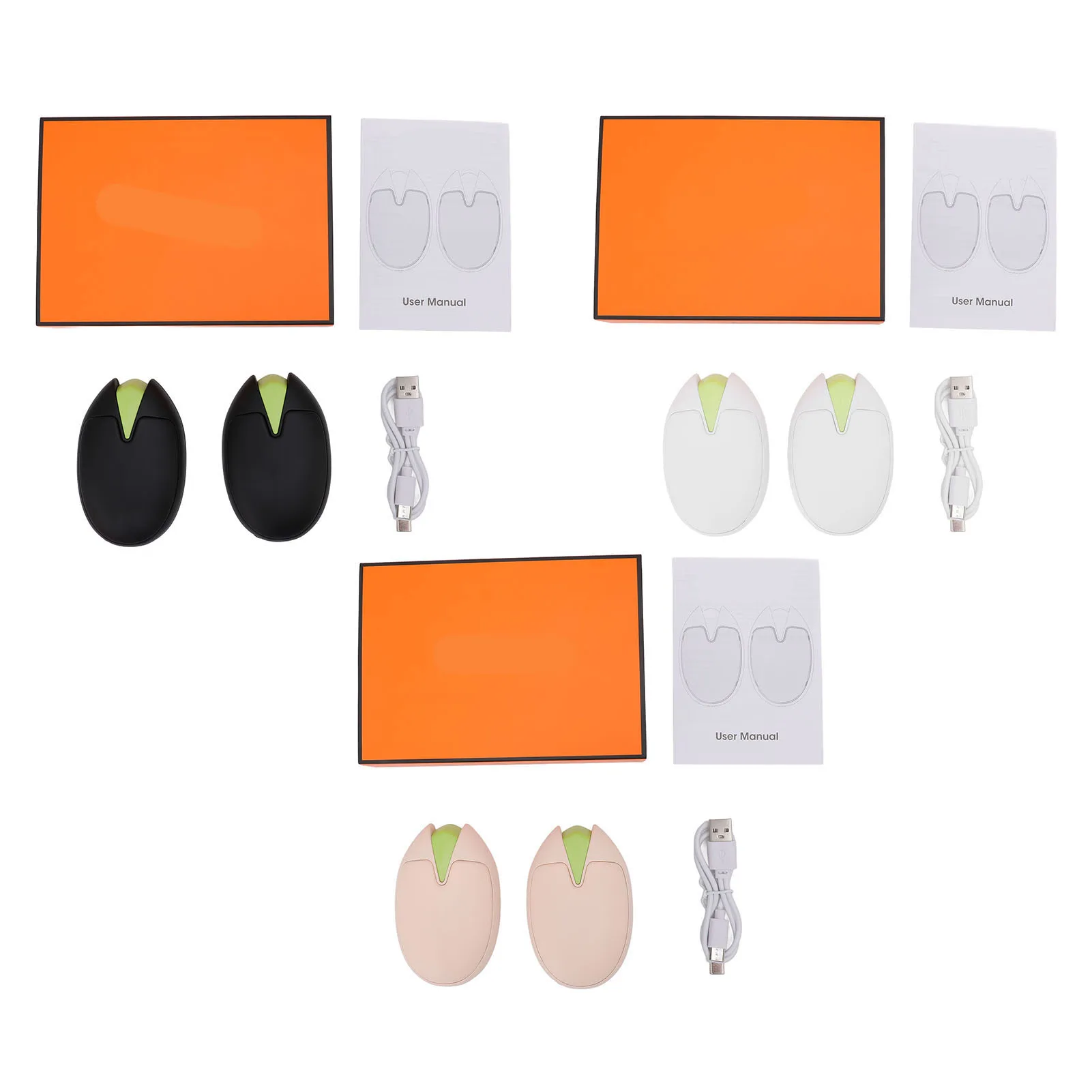 Scaldamani magnetico elettrico 2 in 1 Scaldamani tascabile portatile ricaricabile USB 6000mAh con 3 livelli regolabili per esterni