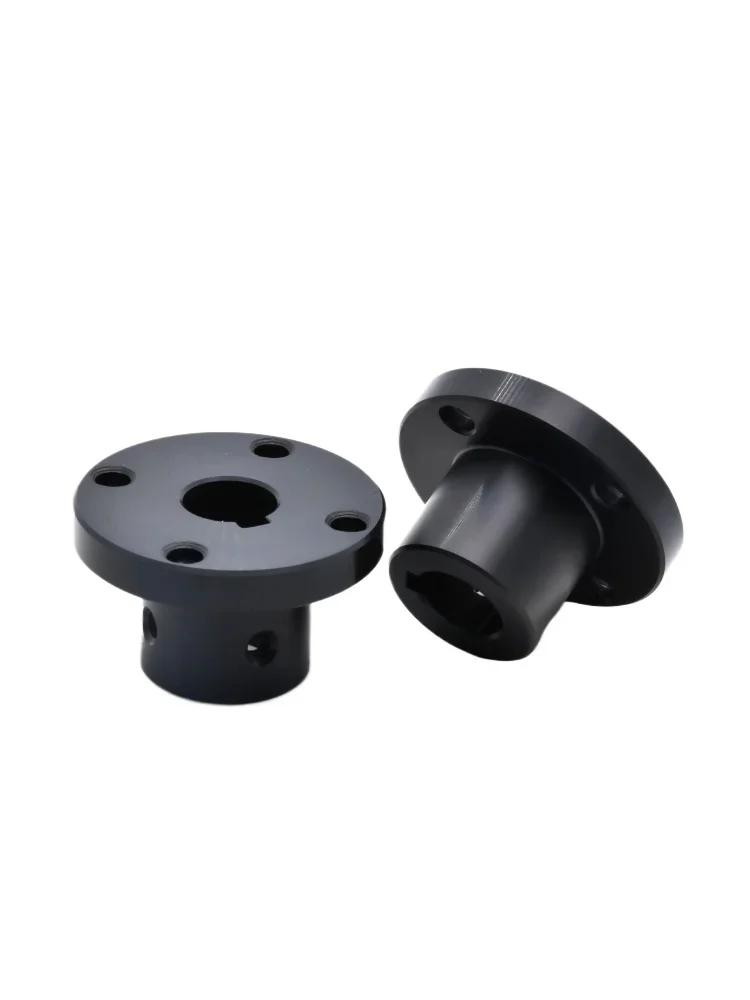 Flange Type Guiding Shaft Fixed Support Keyway  BETJ-C2E1 through Hole round