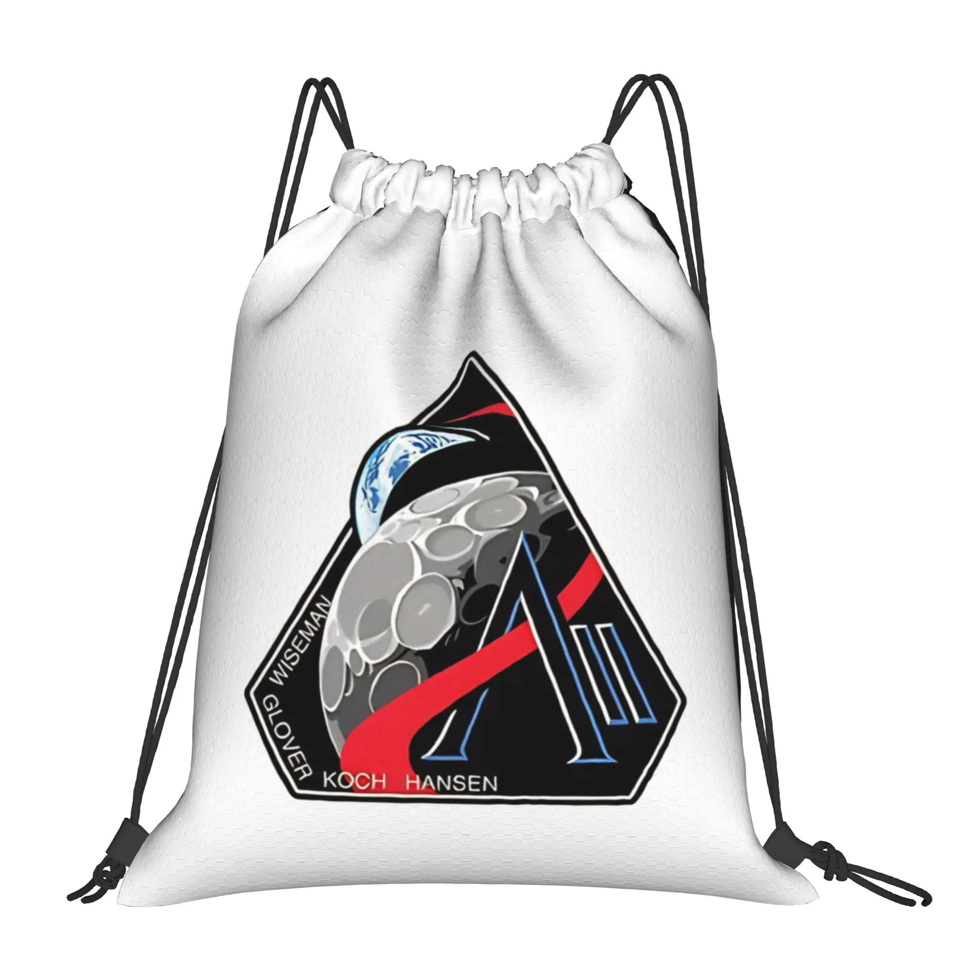 2026 Artemis II 38  Multi-function Pocket Men Women Storage Backpack Teenager Travel Bag Print Drawstring Bags