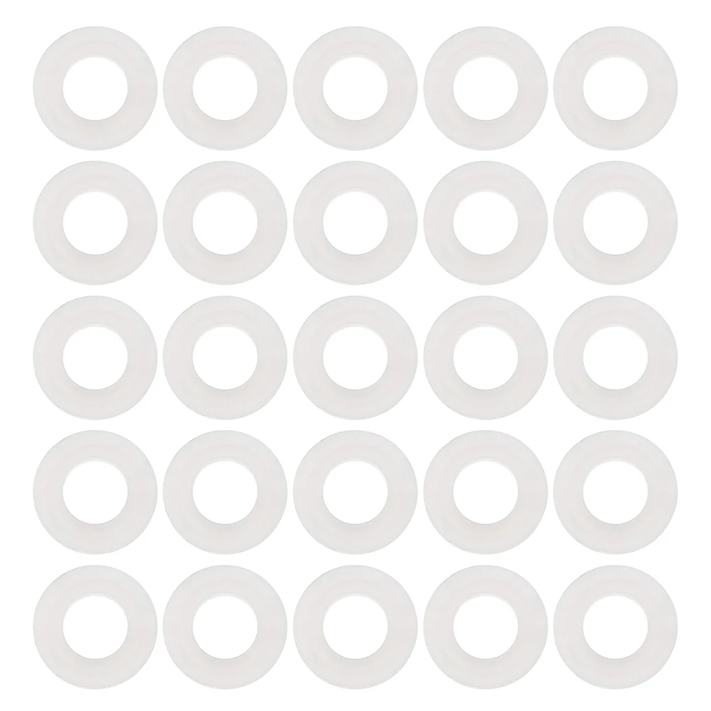 

50pcs Clip Pads Ear Clamp Pads Hypoallergenic Backings Small Spacers Circle Design Lifters Jewelry Replacement Kit Modern Style