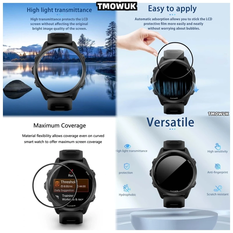

For Haylou Solar Ultra Transparent Screen Guard, Soft Film For Maximum Visibility