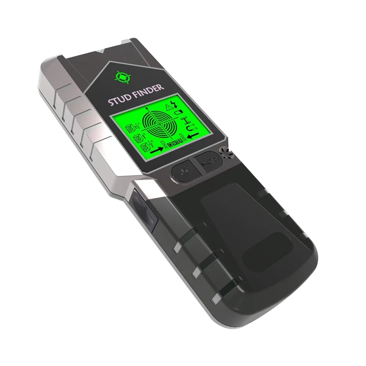 

B17B Stud Finder Wall Scanner 6 in 1 Stud Detector, Physical Nail Finding Wall Detector for Wood Metal and AC Wire Silver