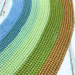 Beads 2 3 4mm Rondell Austria Faceted Crystal Beads Round Glass Beads Loose Spacer Beads for Jewelry Making DIY