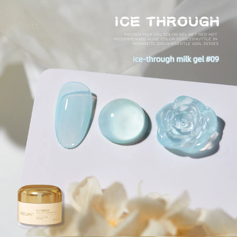 Verhéritage à ongles gel transparent, 12 couleurs, rose, bleu, translucide, soak off UV, kit pour salon, maison