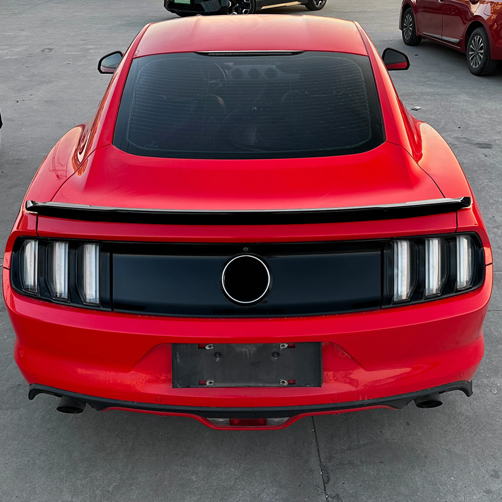 

Для Ford Mustang MK6 2015-2022: задний спойлер, накладка на крышку багажника, сплиттер, накладка на багажник, аксессуары для крышки багажника