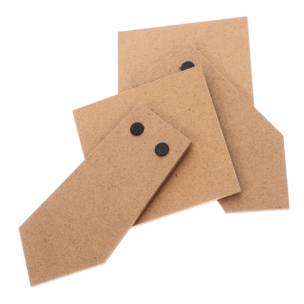

2 Pcs Bracket Easel Back Wood-based Panel (6-inch Photo Frame Self-adhesive Support