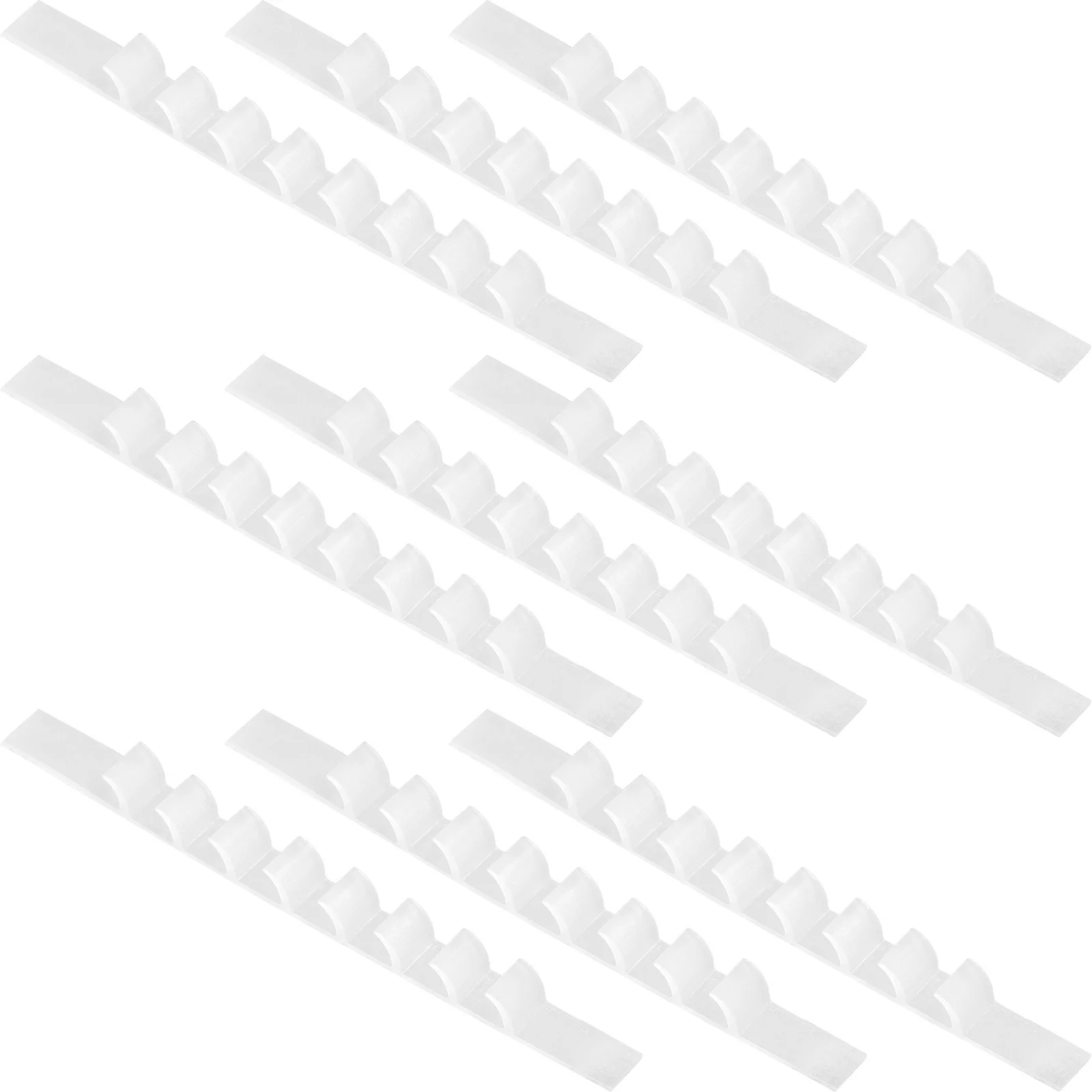 50 قطعة شرائط شماعات السيليكون غير القابلة للانزلاق حامل الملابس اللاصق المضادة للانزلاق خزانة الملحقات شماعات شرائط خزانة الإكسسوارات