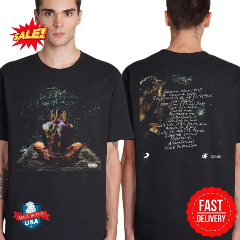 Lil Durk Deep Thoughts Album Cover And Tracklist Two Sides T Shirt
