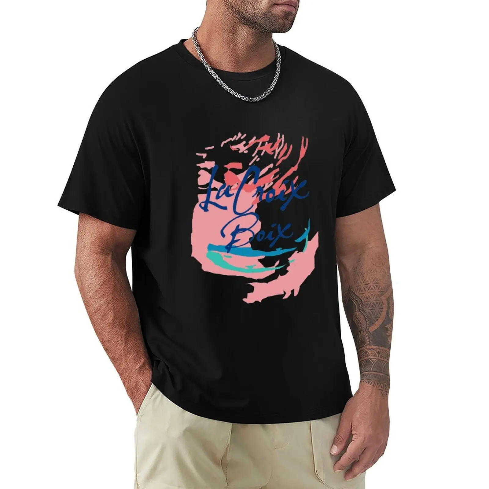 

La Croix Boix T-Shirt funny gifts Louboutins men t shirts high quality