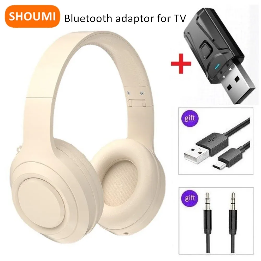 سماعات رأس للتلفزيون، خوذات لاسلكية، هاتف أندرويد، سماعة رأس بخاصية البلوتوث، محول بلوتوث للكمبيوتر اللوحي، مقاوم للماء، حمل الألعاب مع ميكروفون