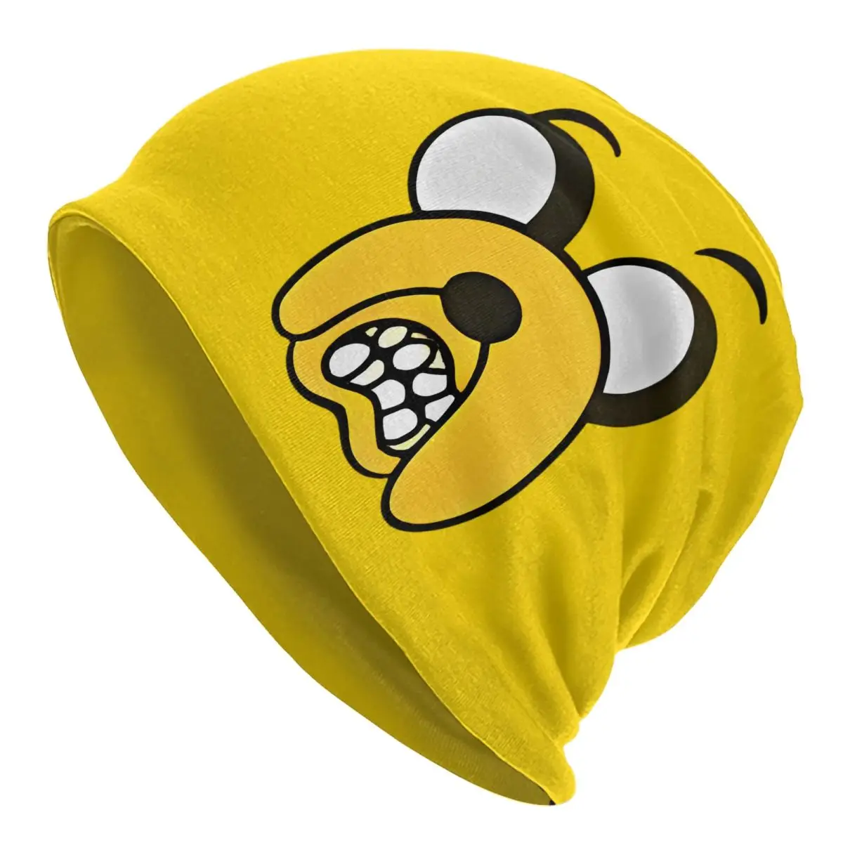 Jake The Dog Bonnet Hat Vintage Outdoor Skullies Beanies Hats Cartoon Adventured Times for Men Women Warm Multifunction Caps