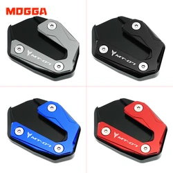 For Yamaha Mt07 Mt 07 2014-2022 2021 CNC Brand-new Motorcycle Kickstand Enlarger Foot Side Stand Extender Pad Enlarge Support