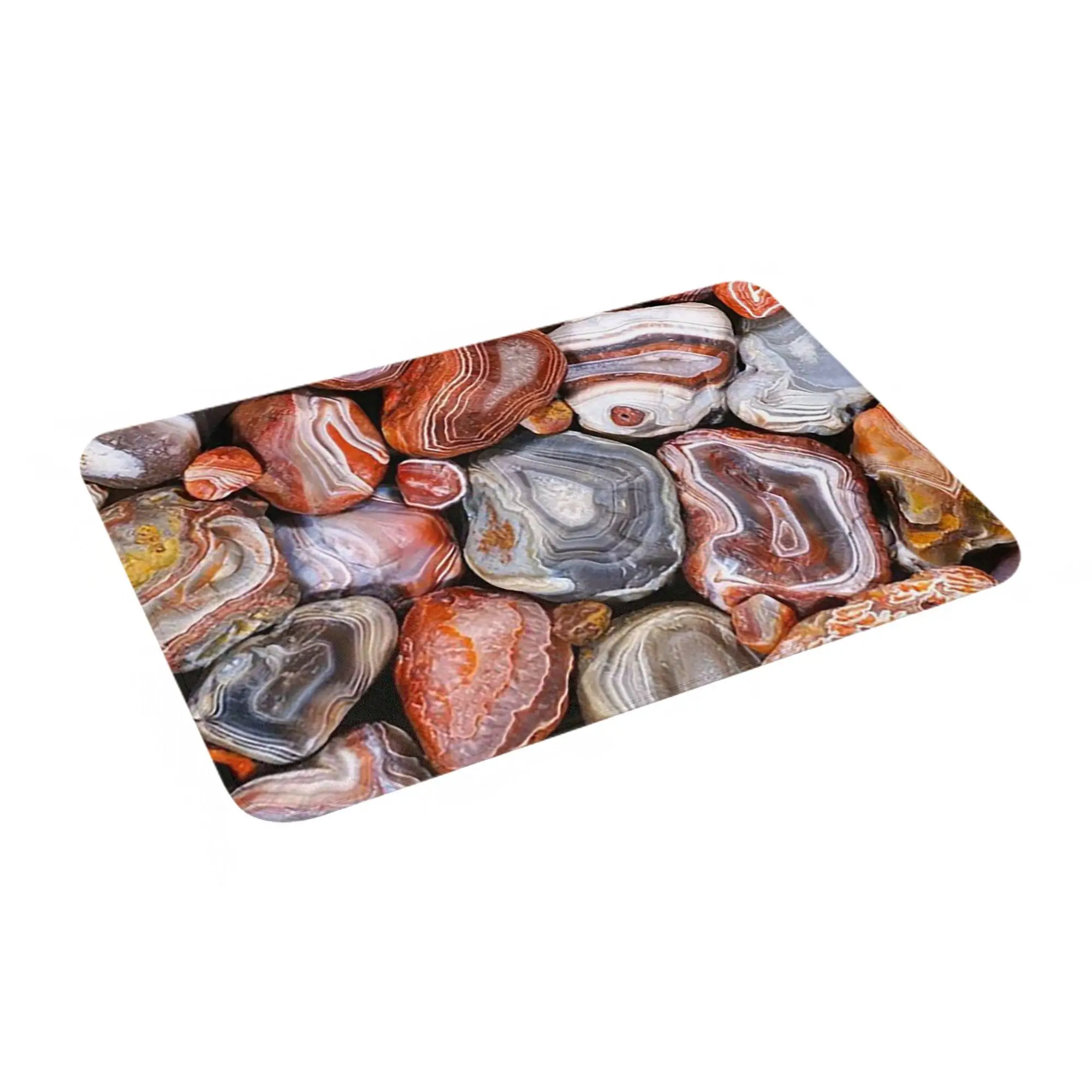 

Lake Superior Agates Non-slip Doormat Floor Mat Dust-proo Carpet Rug for Kitchen Entrance Home Balcony Footpad Mats