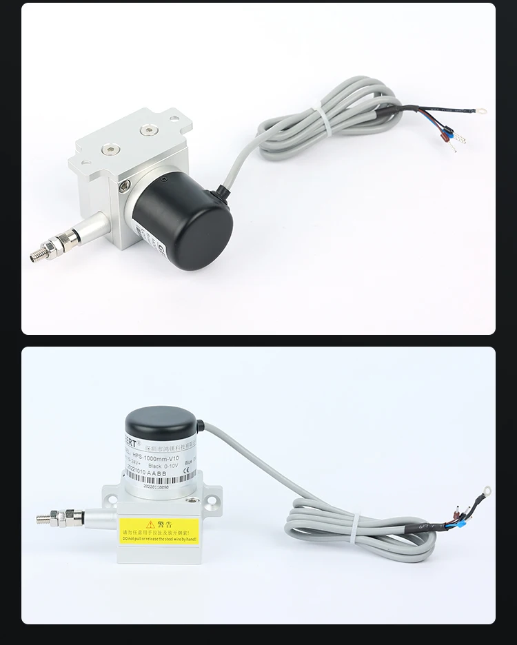 Imagem -03 - Geert-hps Pull Corda Fio Deslocamento Sensor Cabo de Alta Precisão Desenhe Fio Potenciômetro Linear Posição Sensor